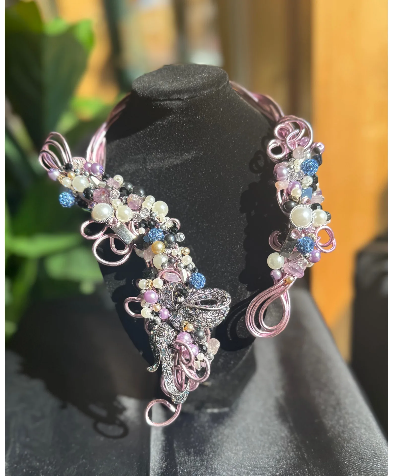 Enchanted Garden Collar Custom design Enchanted Garden Collar Custom design