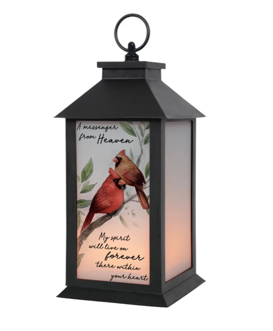 Cardinal Lantern Permanent Decor Cardinal Lantern Permanent Decor