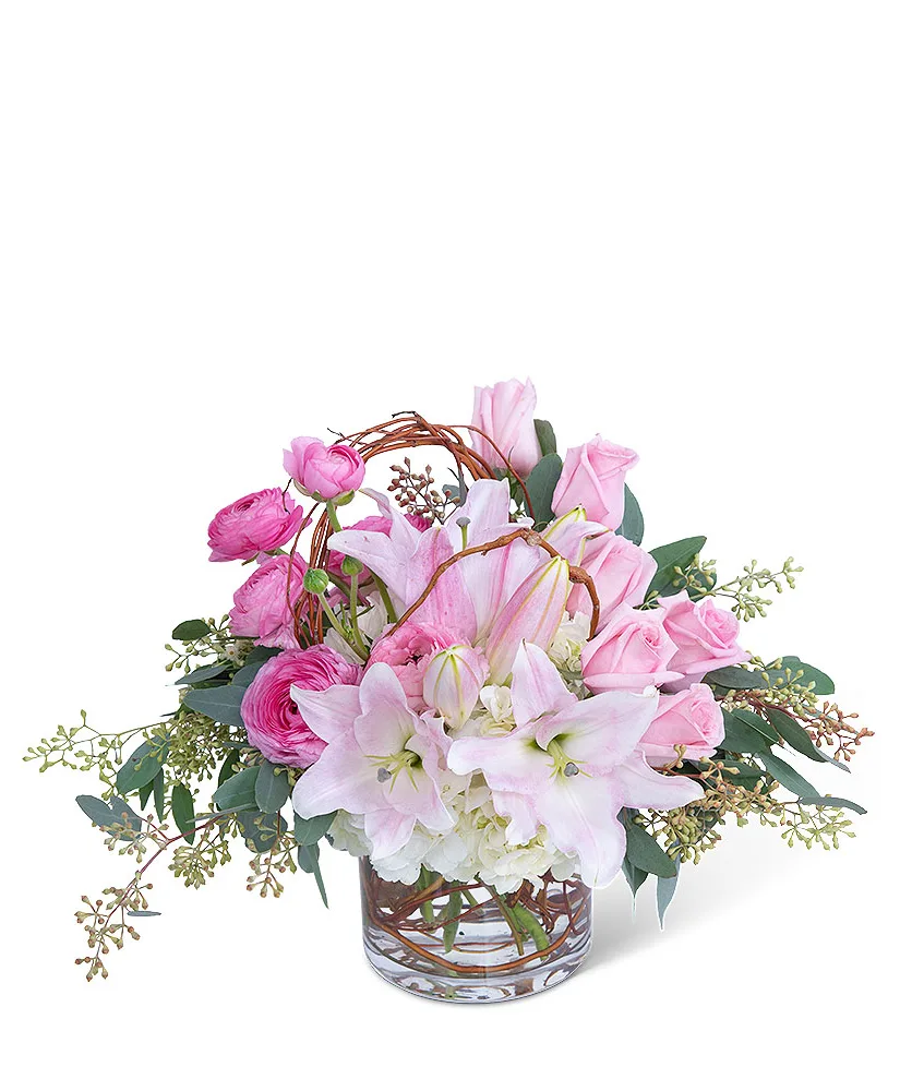 Blush and Willow Flower Arrangement Blush and Willow Flower Arrangement