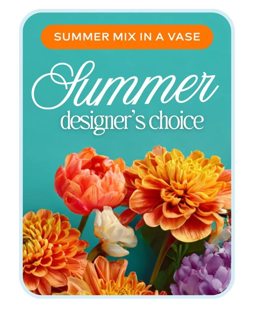 Designer's Choice Summer in a Vase Flower Arrangement Designer's Choice Summer in a Vase Flower Arrangement