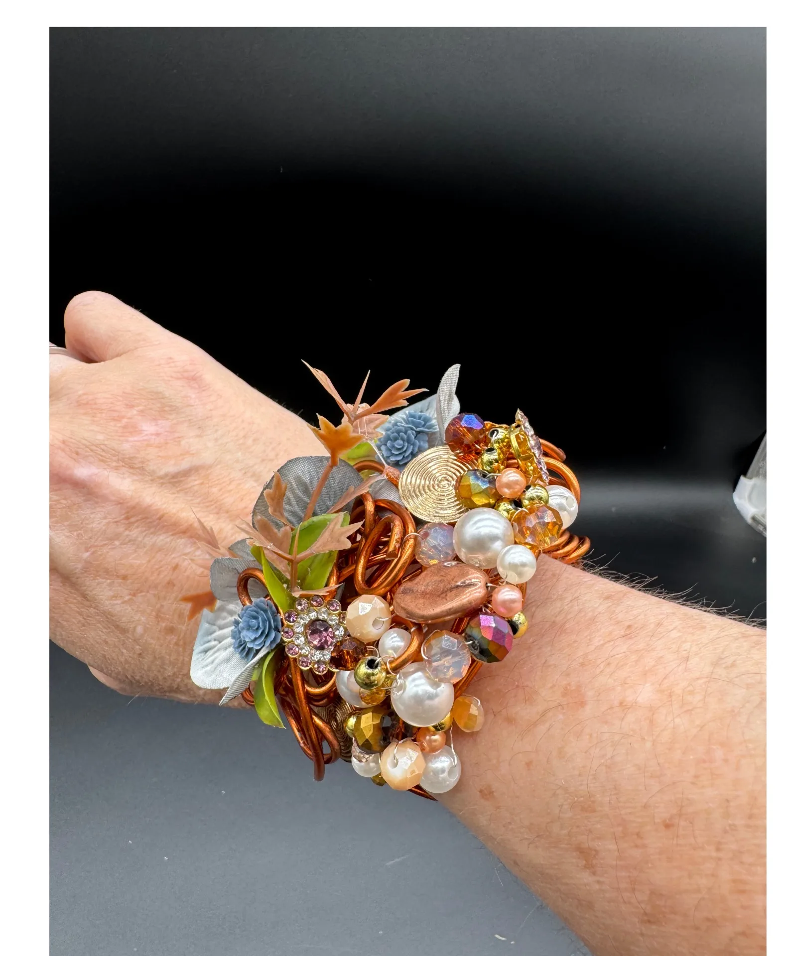 Copper Garden Cuff Custom design Copper Garden Cuff Custom design