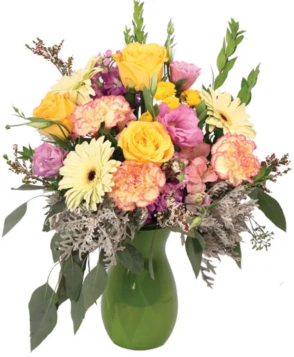 Gleefully Golden Flower Arrangement Gleefully Golden Flower Arrangement