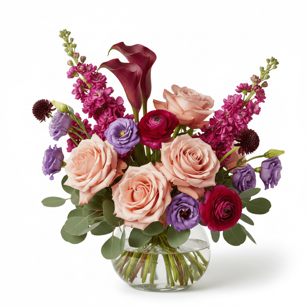 Plum & Blush Elegance