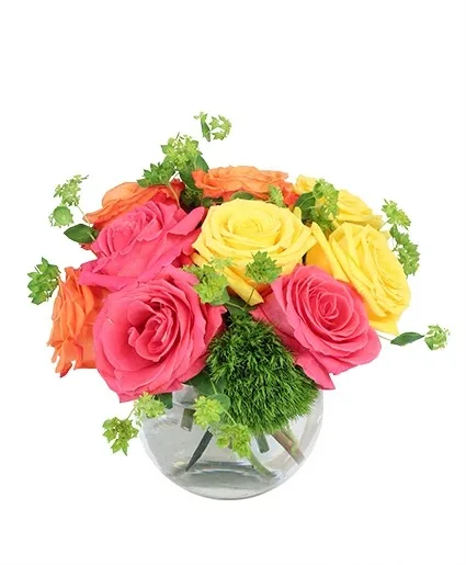 Vivid Sorbet Rose Arrangement Vivid Sorbet Rose Arrangement