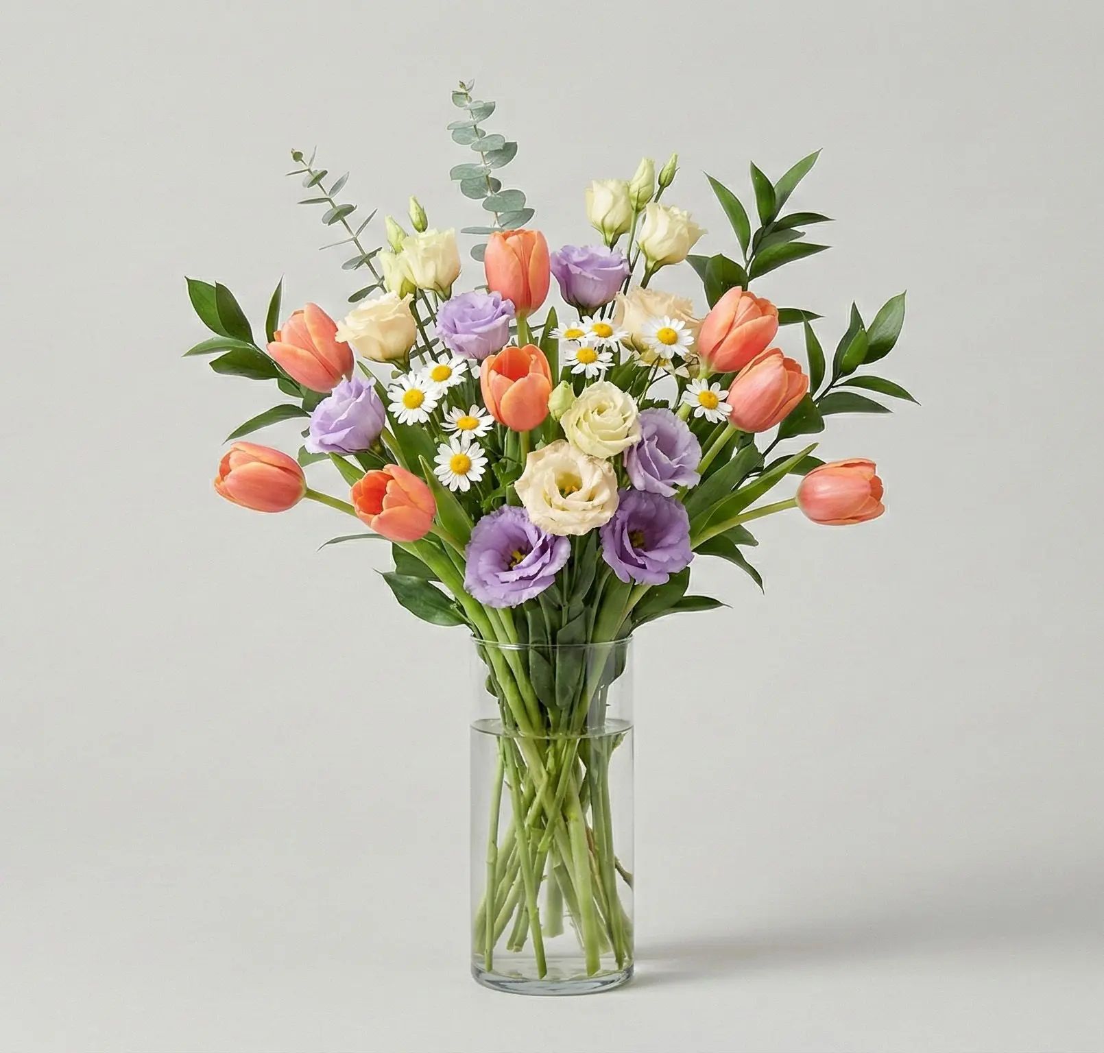 Blushing Peach & Lavender Garden