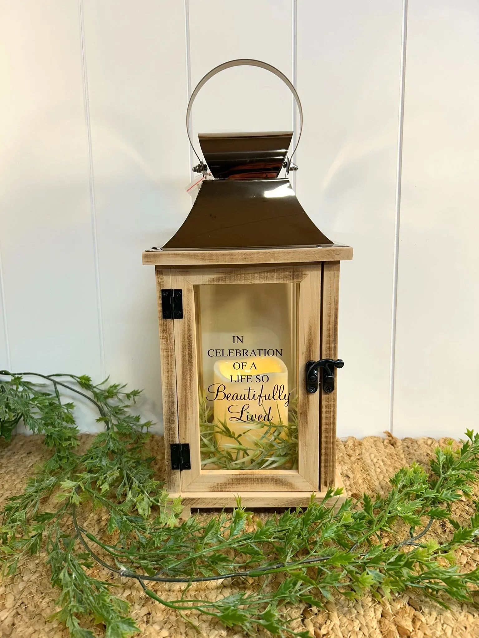 Beautifully Lived Flameless Lantern