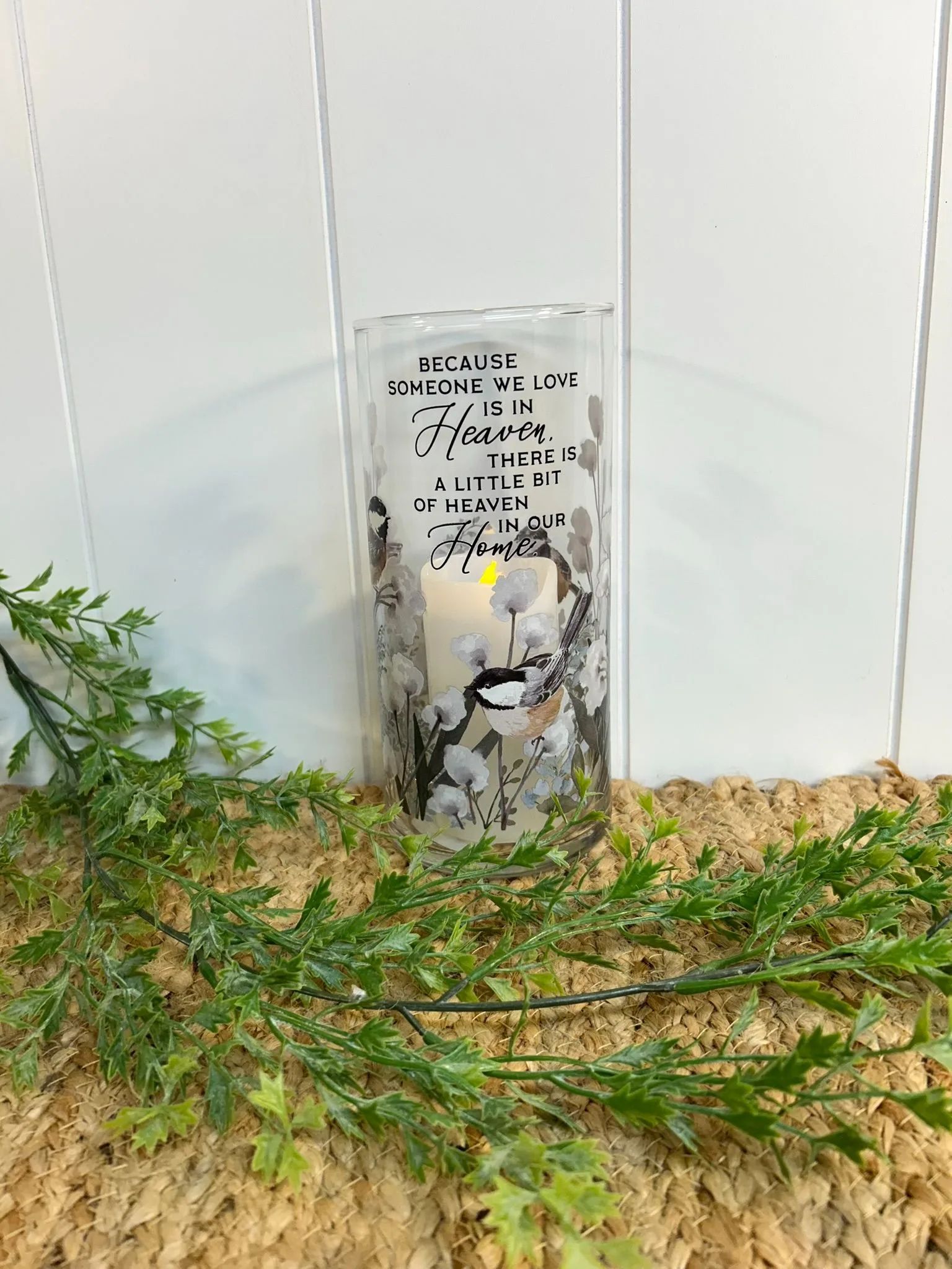 Chickadee Hurricane Candle