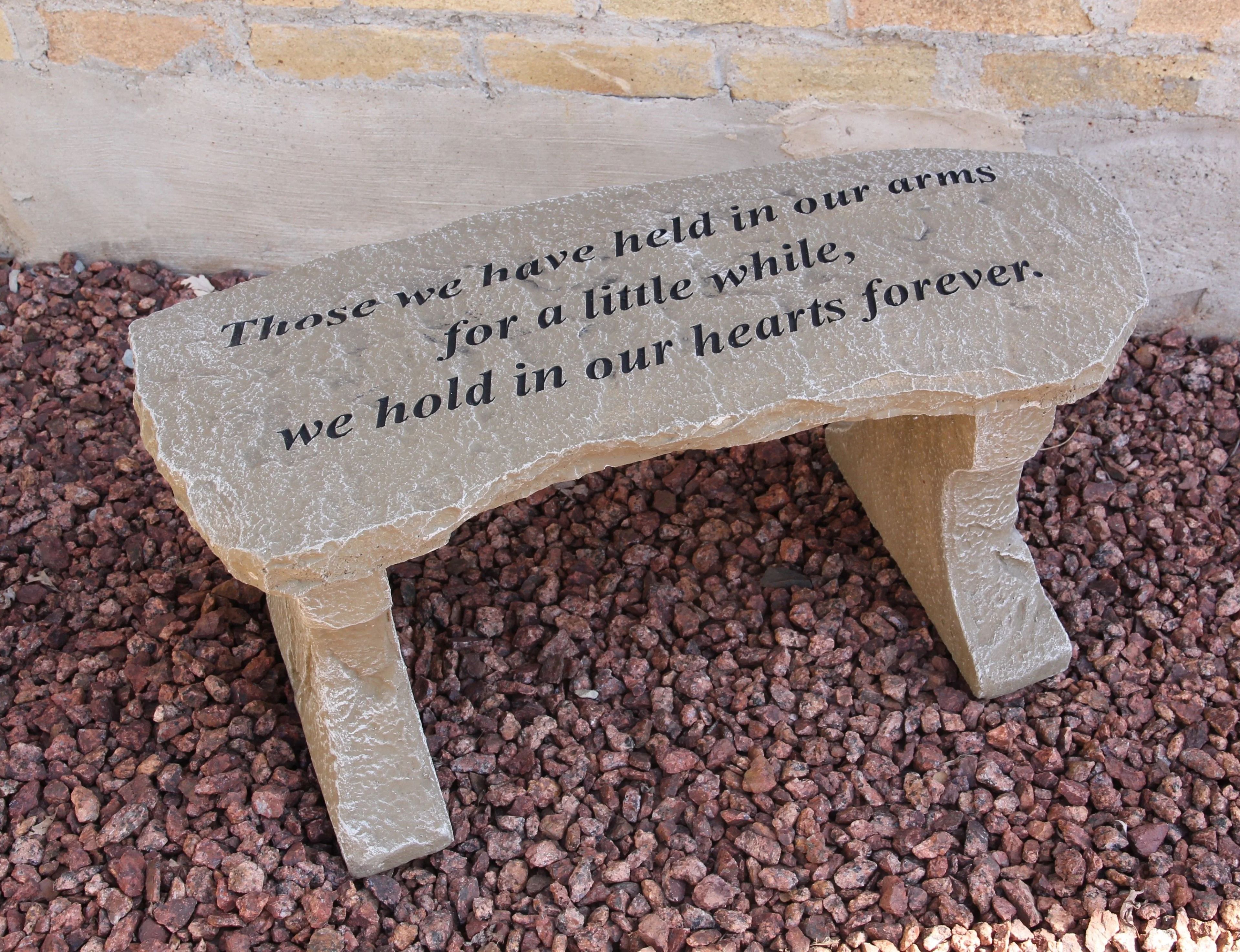 Those We Have Held Memorial Bench
