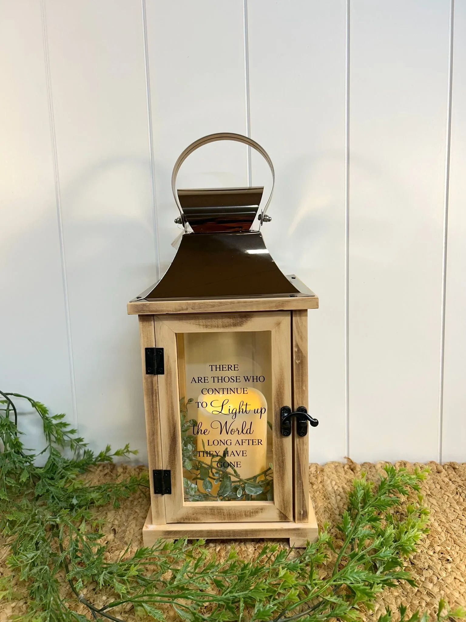 Light Up The World Flameless Lantern