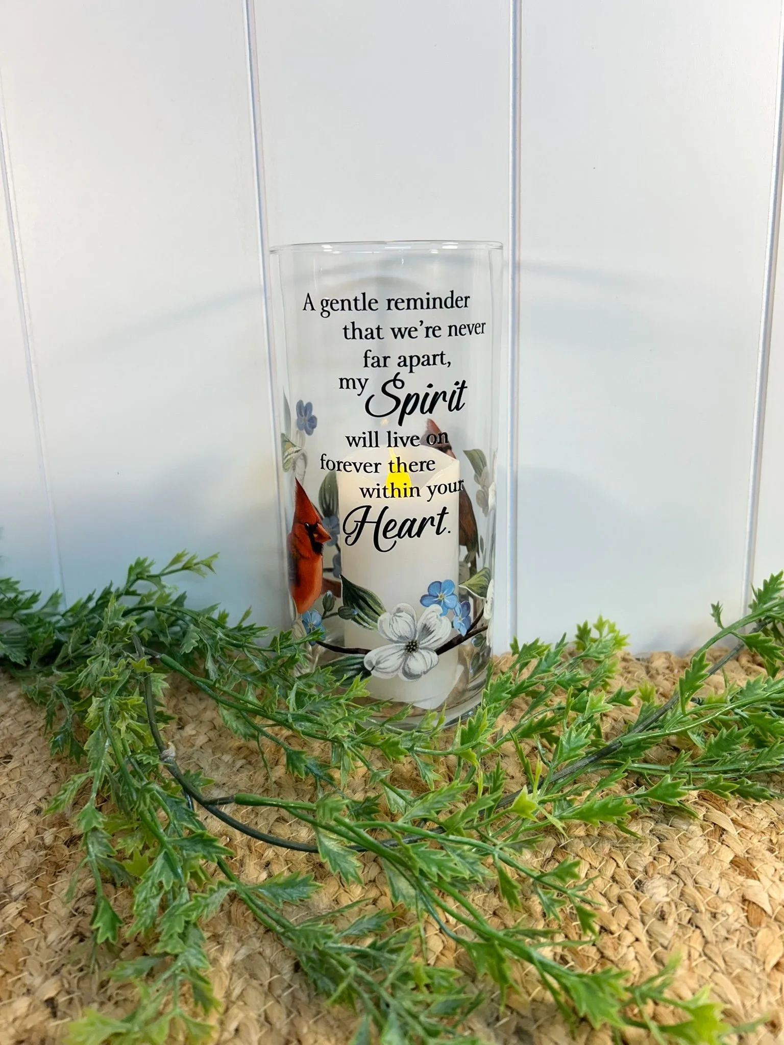 A Gentle Reminder Hurricane Candle