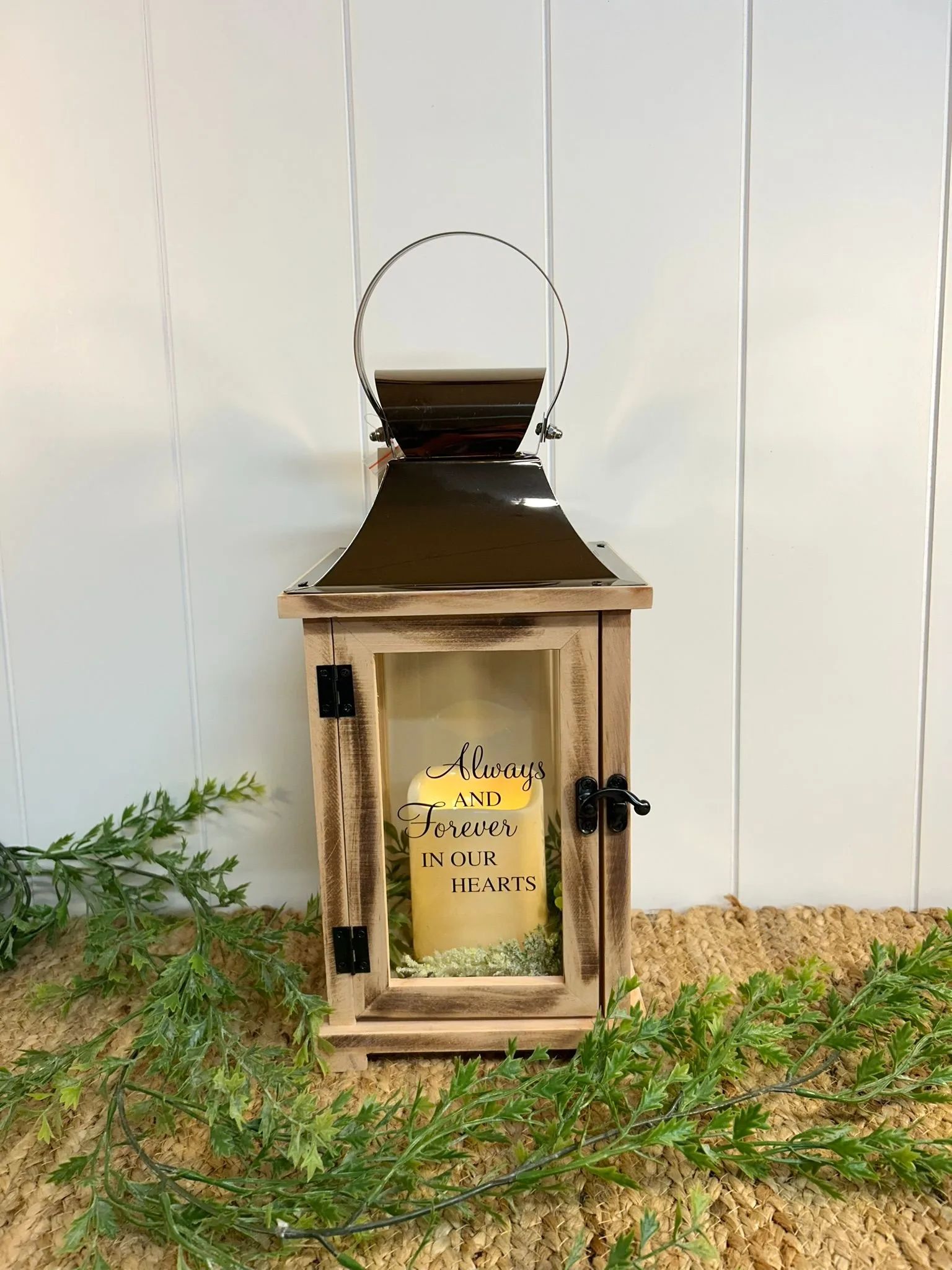 Always and Forever Flameless Lantern
