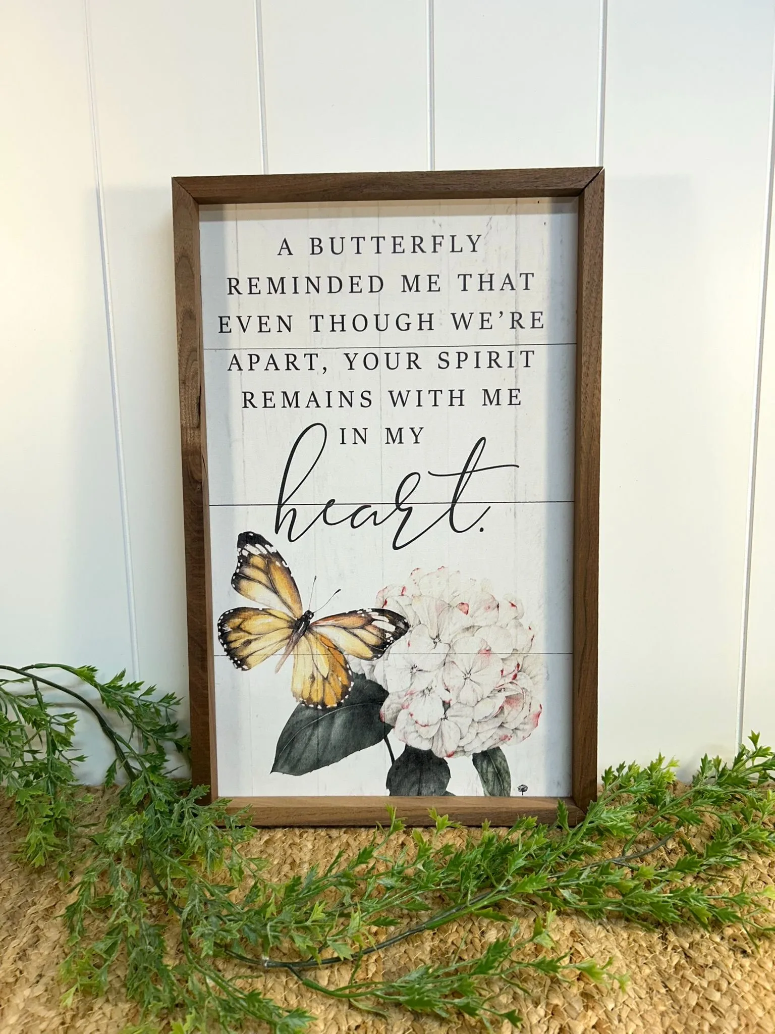 Butterfly Hydrangea Wall Art Butterfly Hydrangea Wall Art