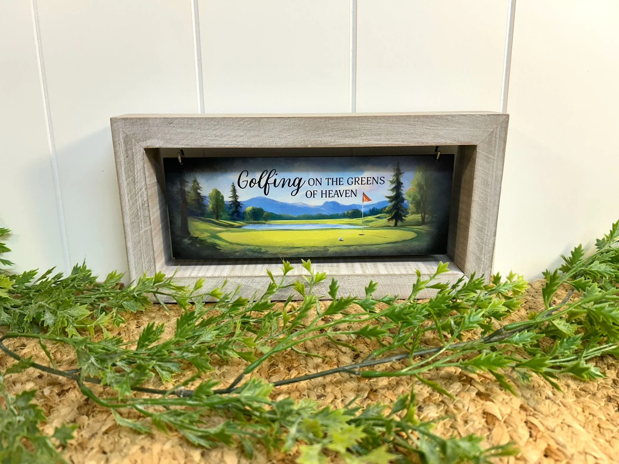 Golfing Framed Message Bar Golfing Framed Message Bar