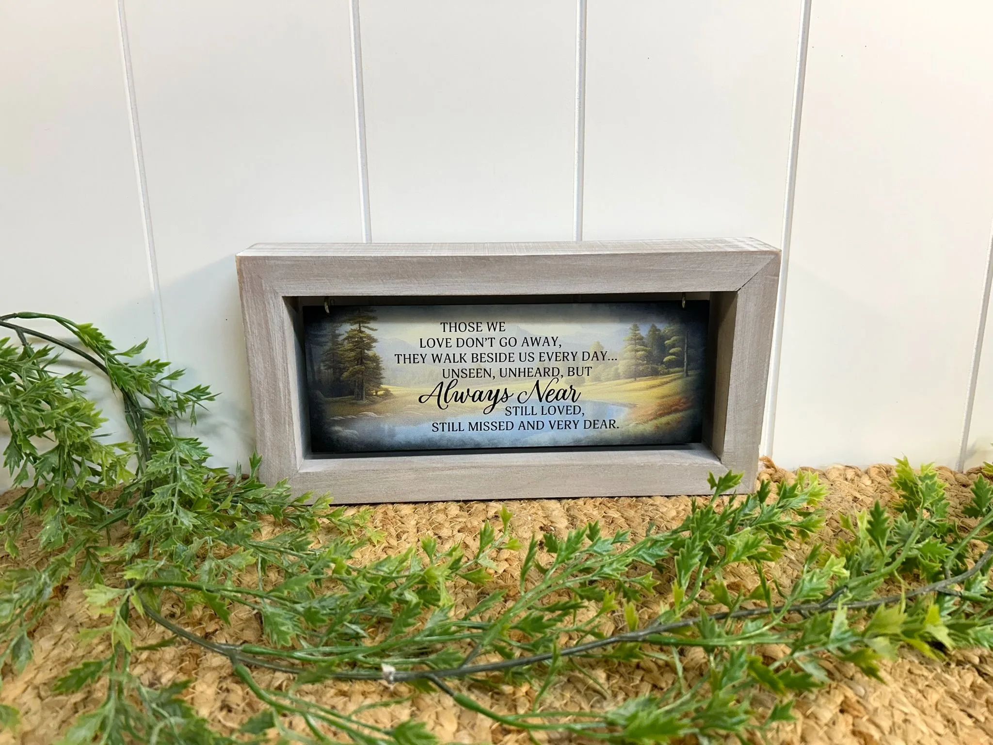 Always Near Framed Message Bar