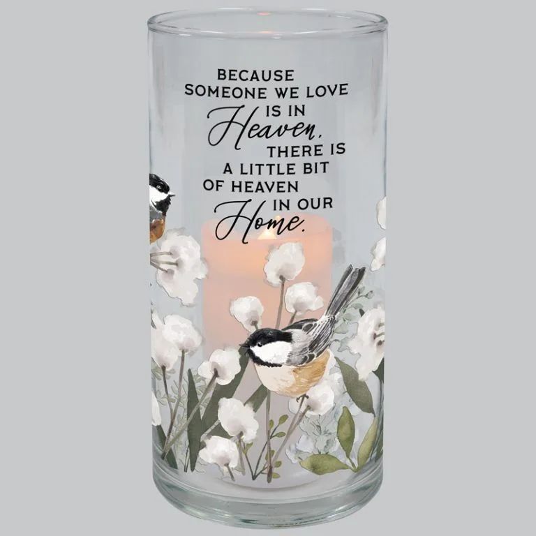 Chickadee Hurricane Candle
