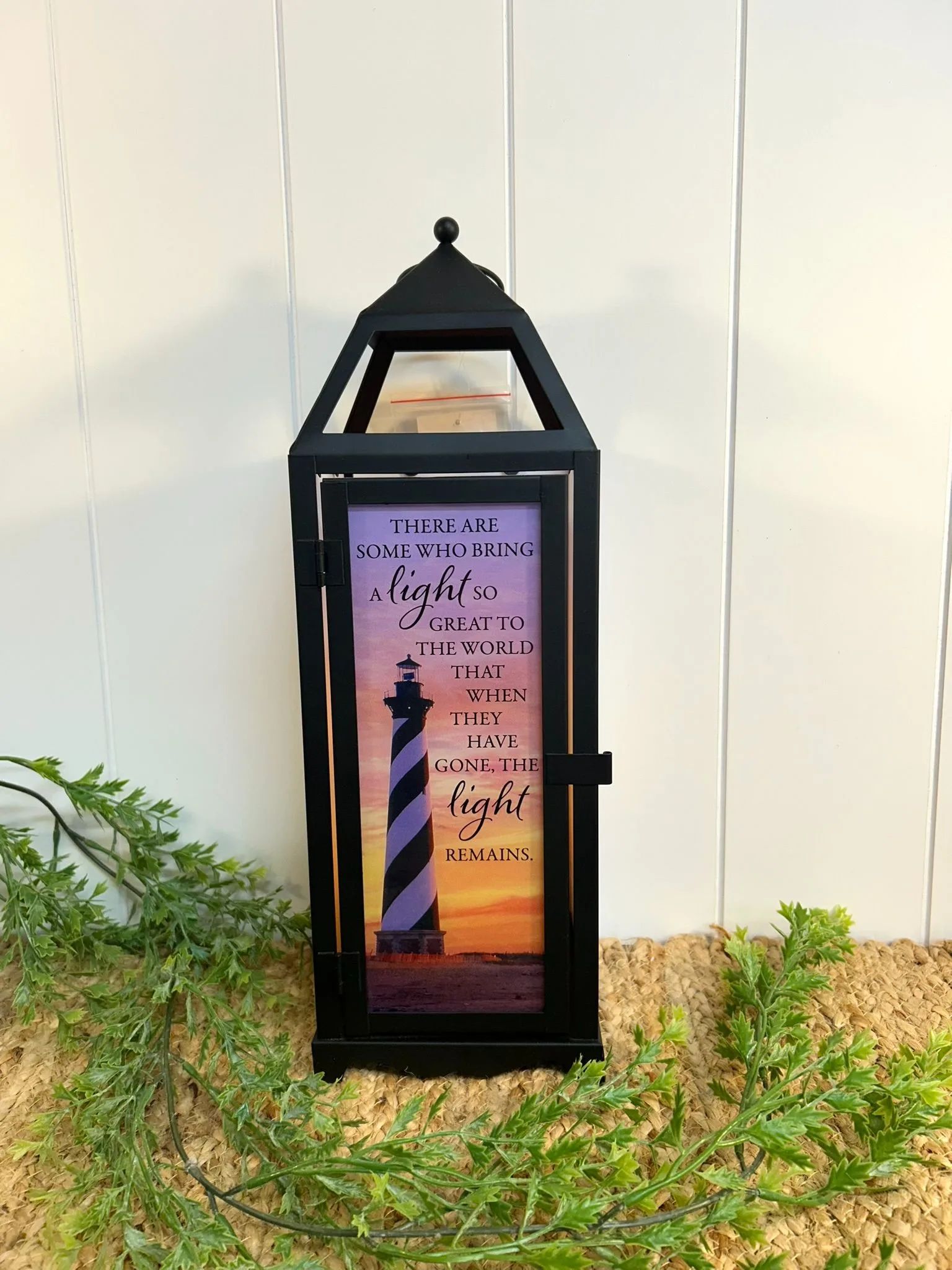 The Light Remains Flameless Lantern