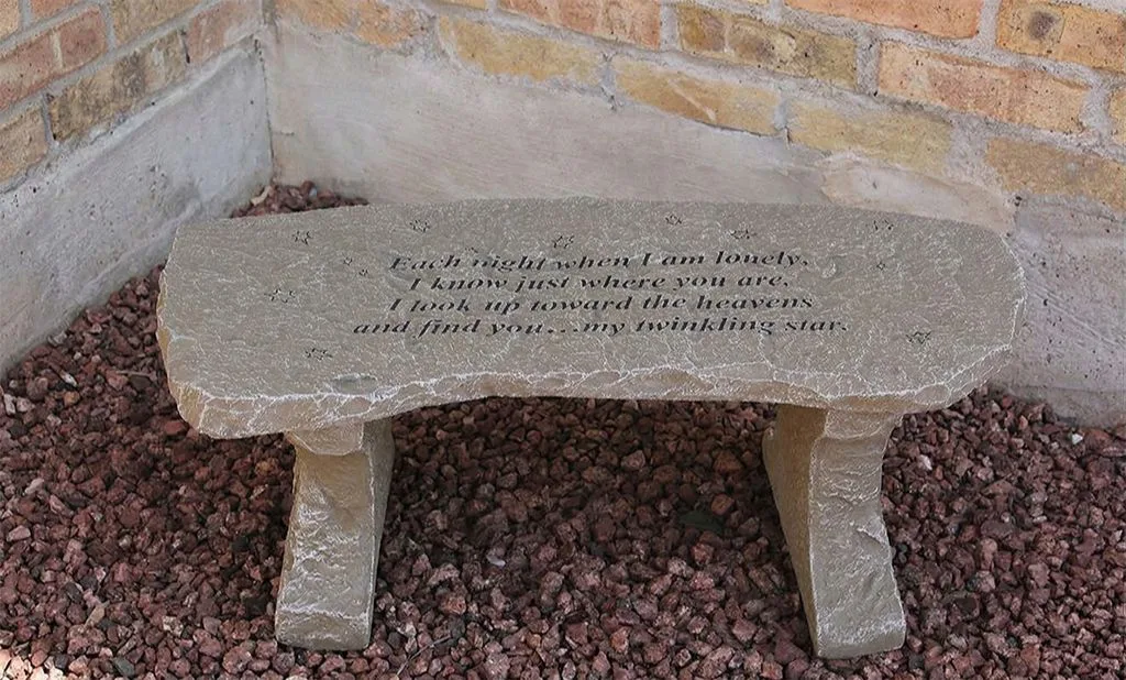 Each Night...Memorial Bench Each Night...Memorial Bench