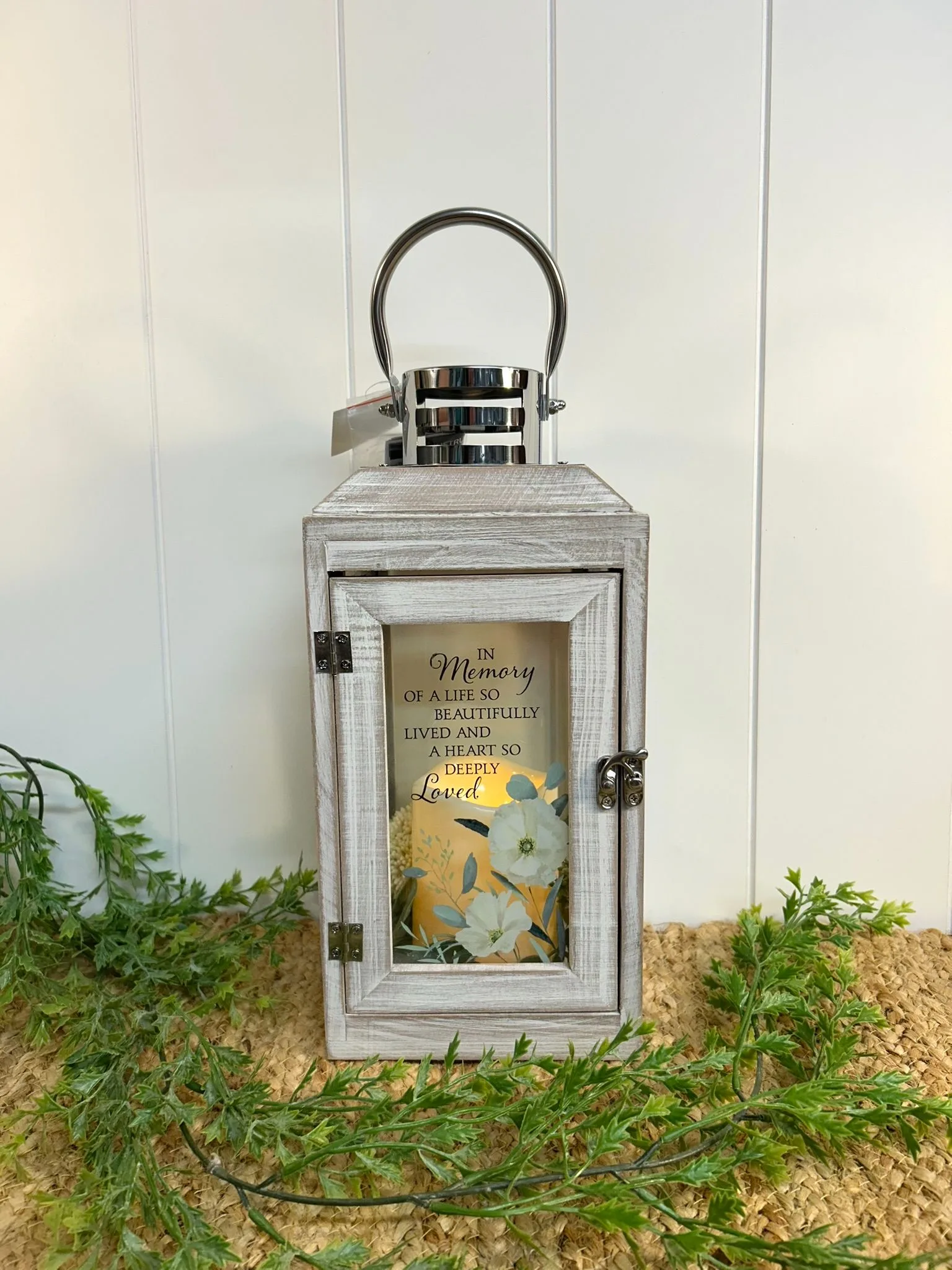 Heart Deeply Loved Flameless Lantern Heart Deeply Loved Flameless Lantern