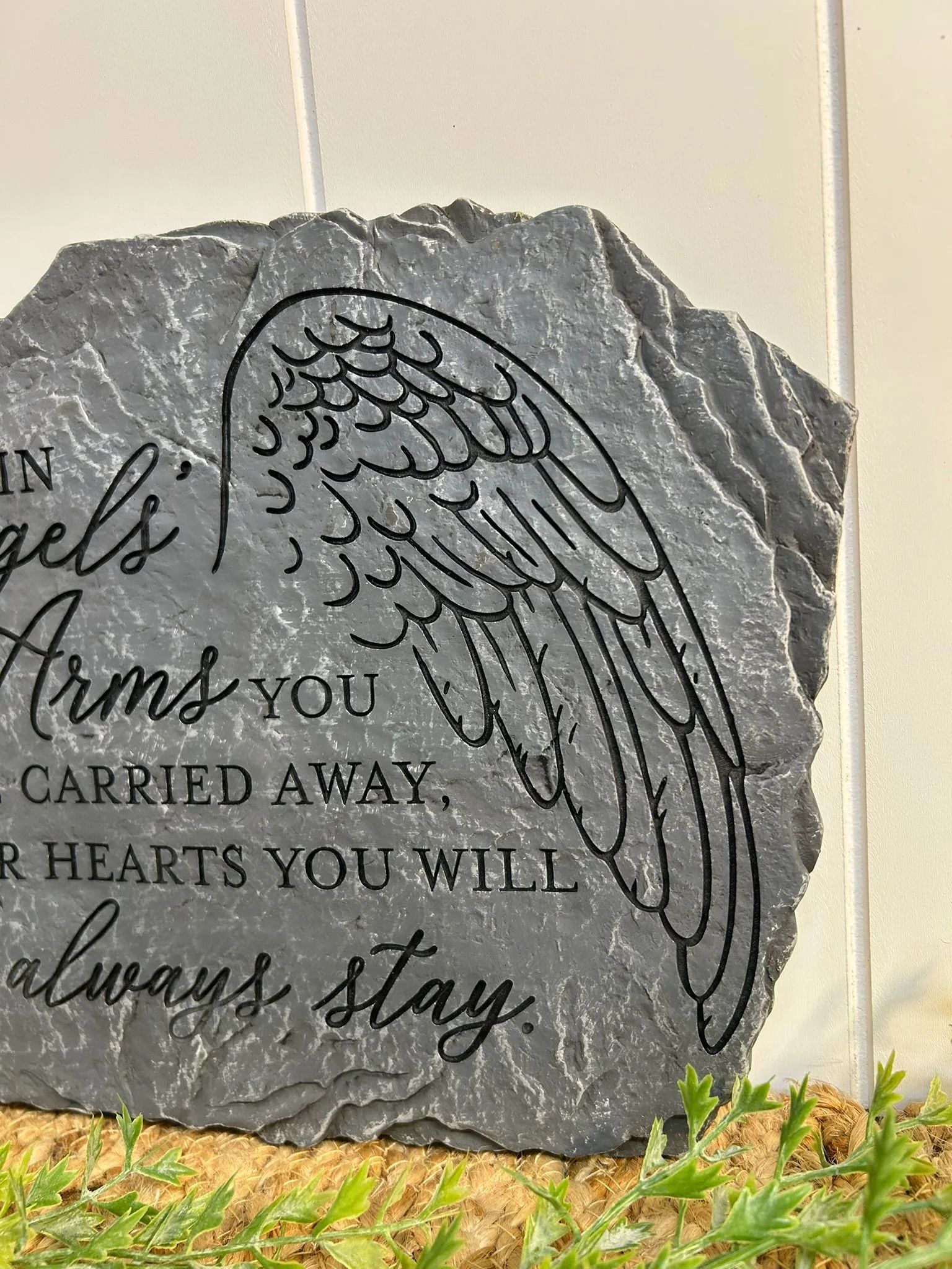 In Our Hearts Garden Stone