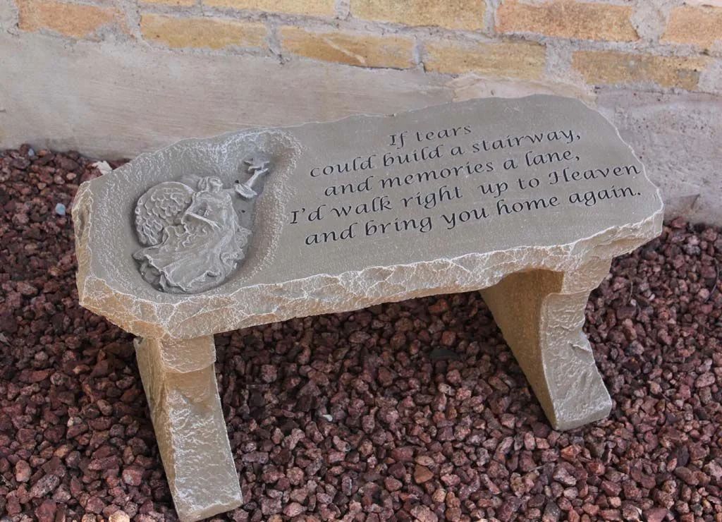Angel Memorial Bench