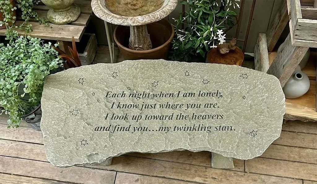 Each Night...Memorial Bench Each Night...Memorial Bench