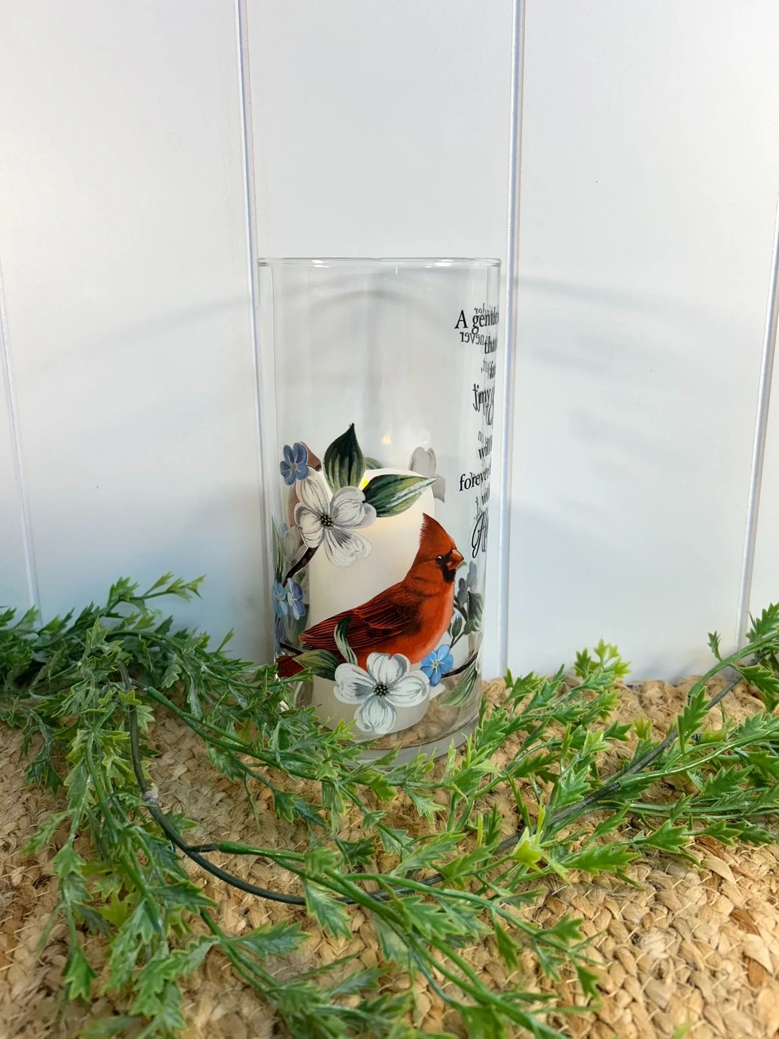 A Gentle Reminder Hurricane Candle