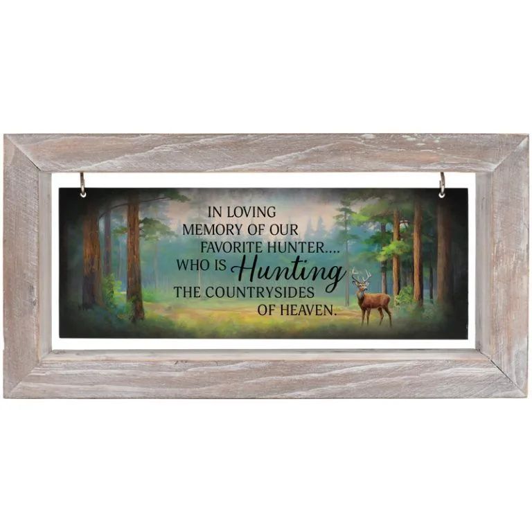 Deer Framed Message Bar