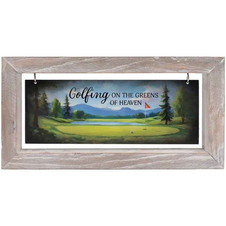 Golfing Framed Message Bar Golfing Framed Message Bar