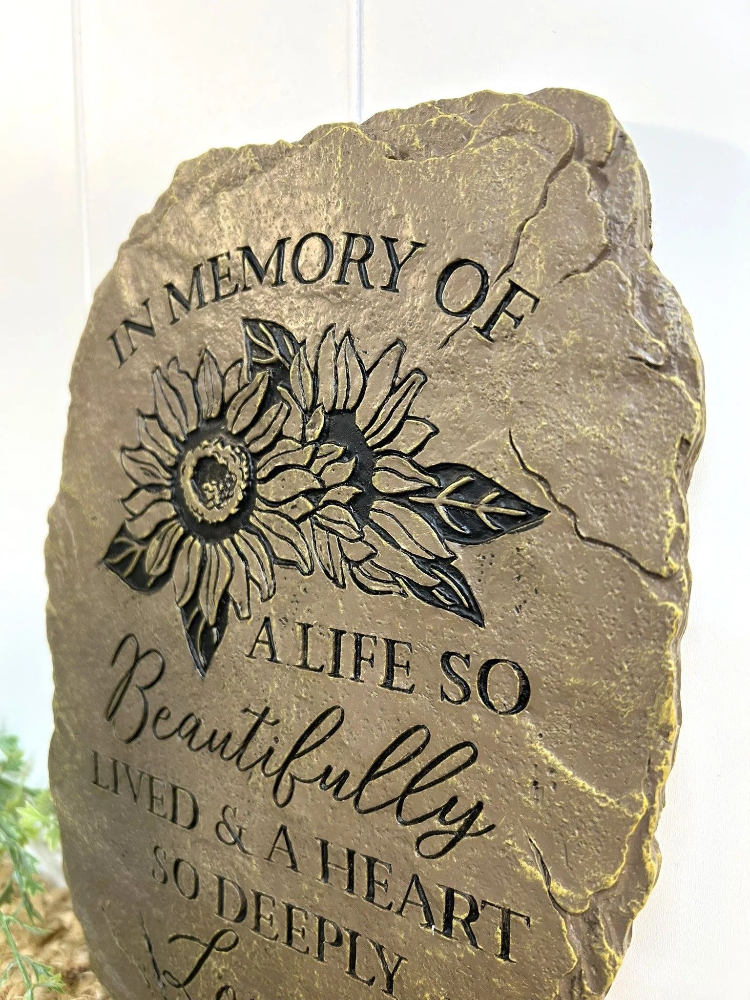 In Memory Garden Stone