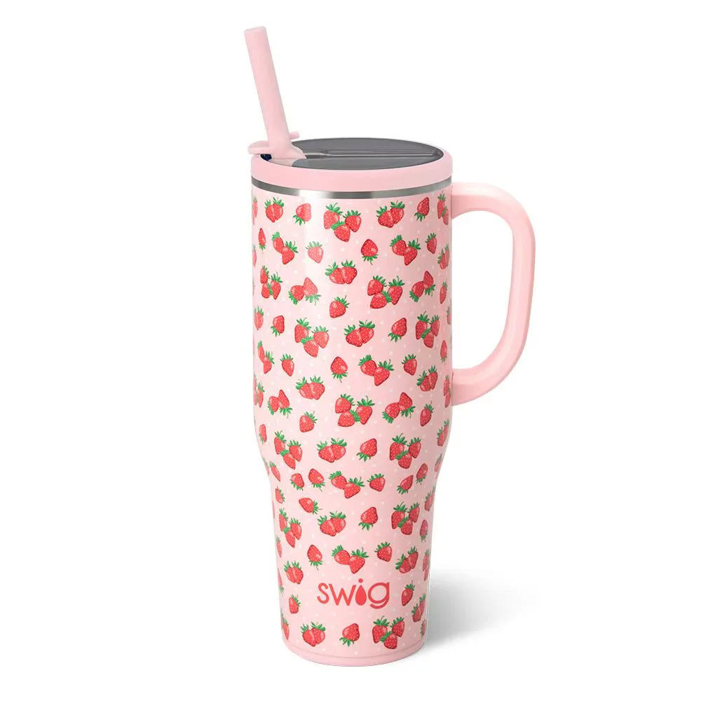 Swig Life - Strawberry Shortcake Mega Mug 40oz Swig Life - Strawberry Shortcake Mega Mug 40oz