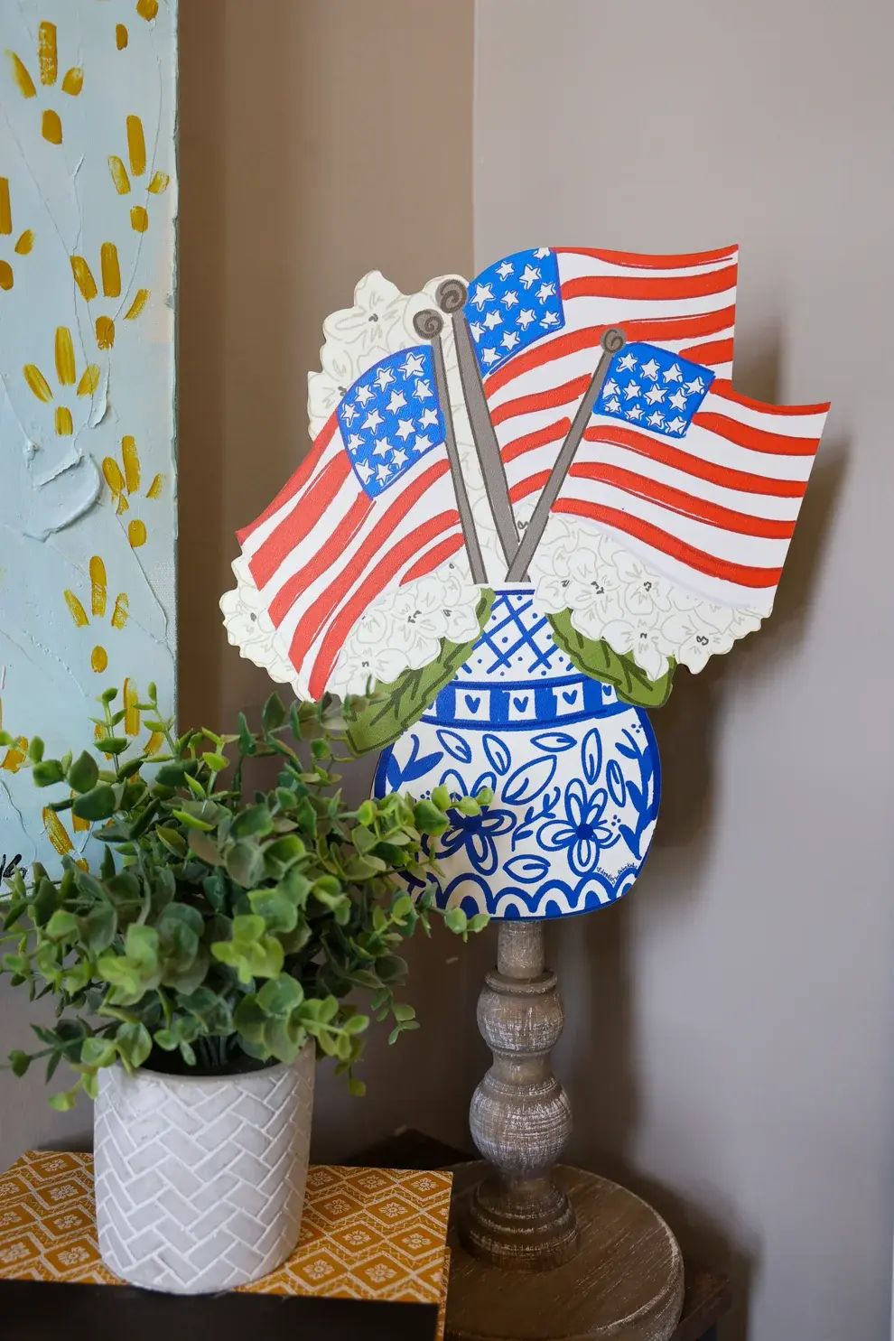 Americana Hydrangea Topper
