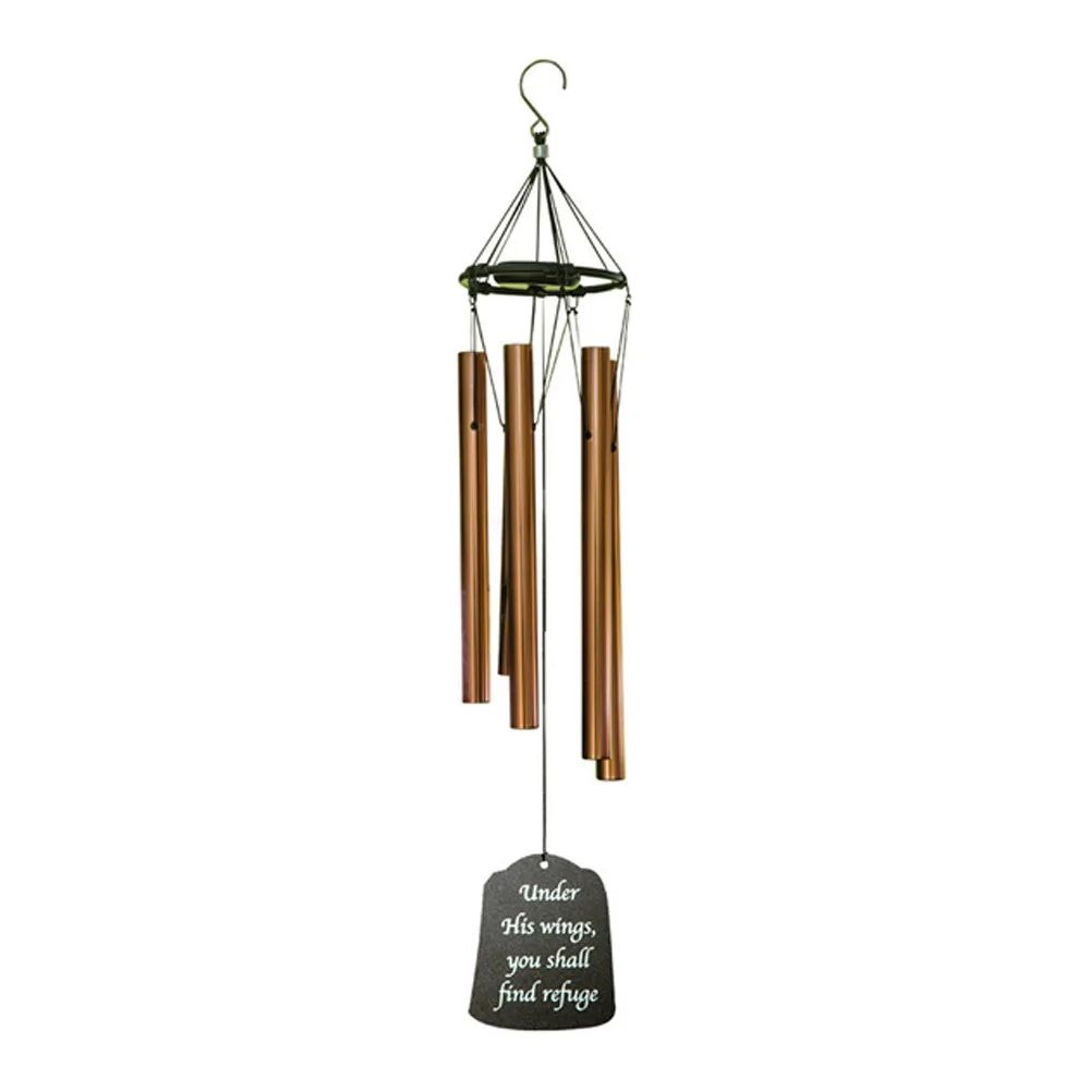 Inspirational Wind Chime You Shall Find Refuge