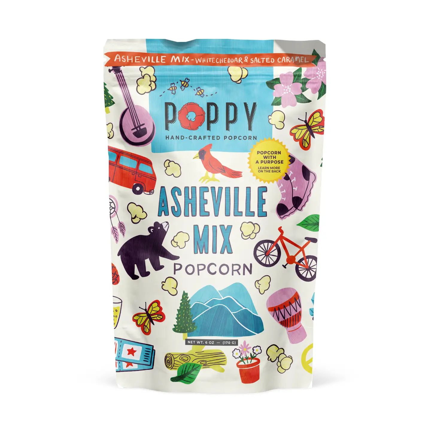 Asheville Mix Artist Bag Popcorn