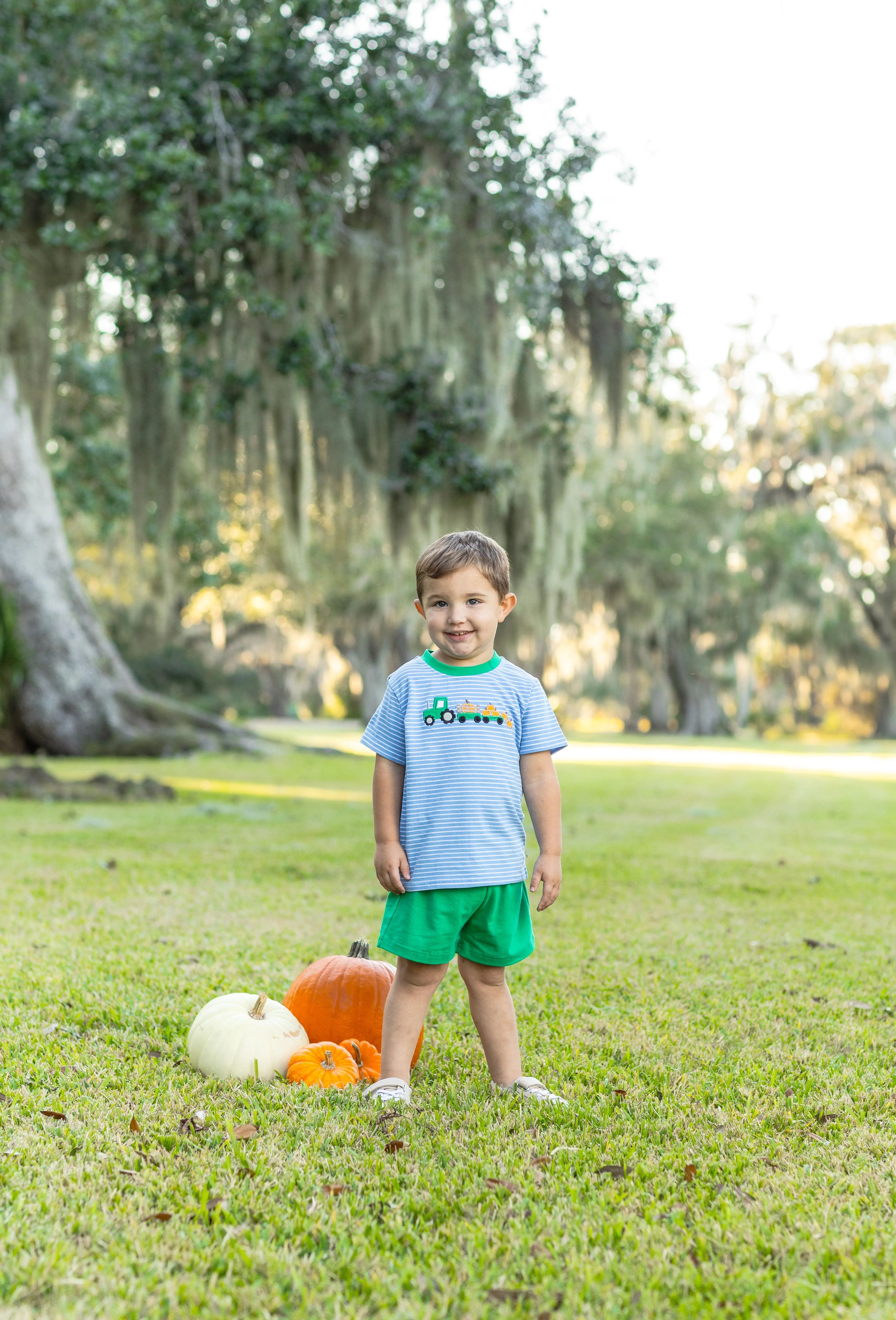 Trotter Street Kids - Tractor Trail Short Set