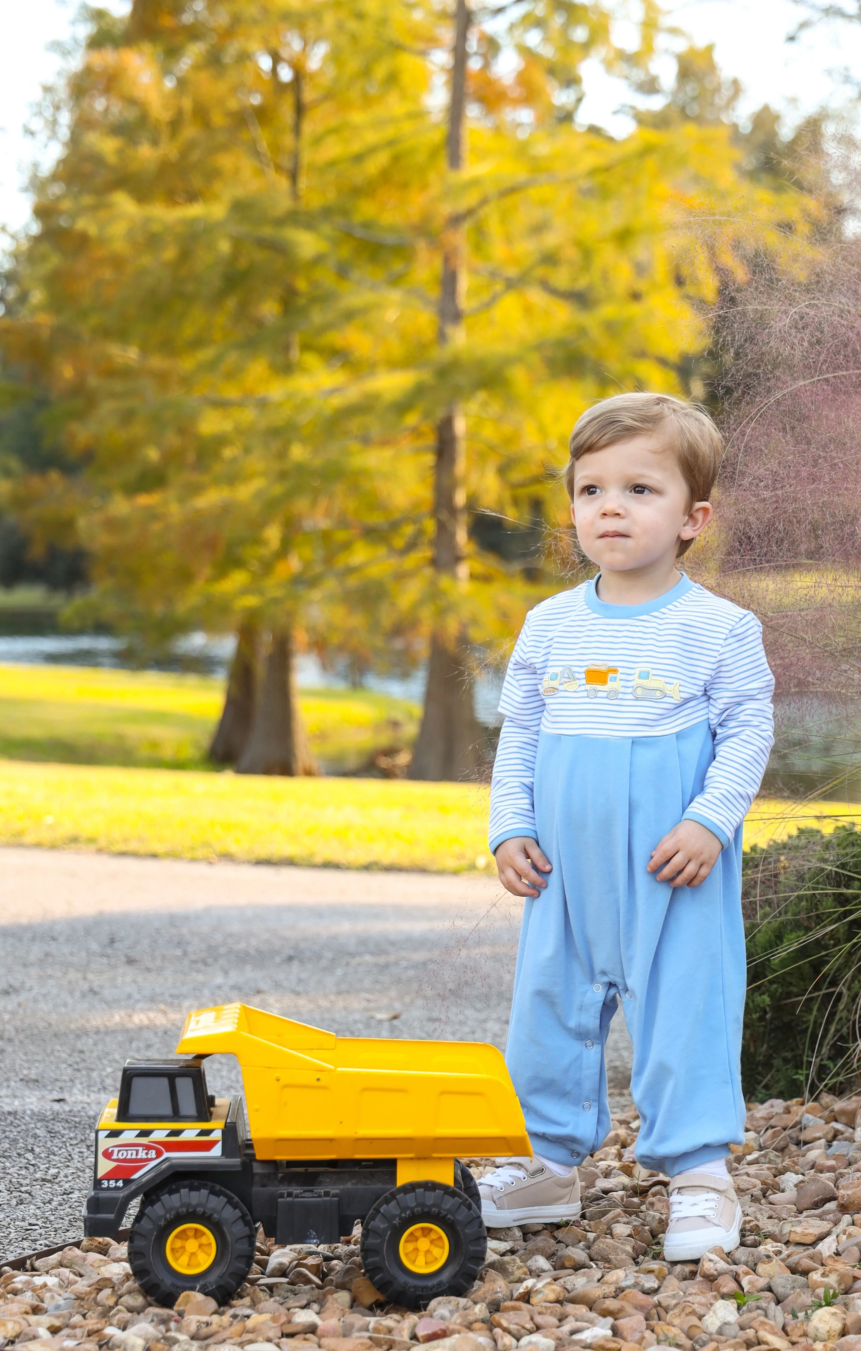 Trotter Street Kids - Construction Romper Trotter Street Kids - Construction Romper