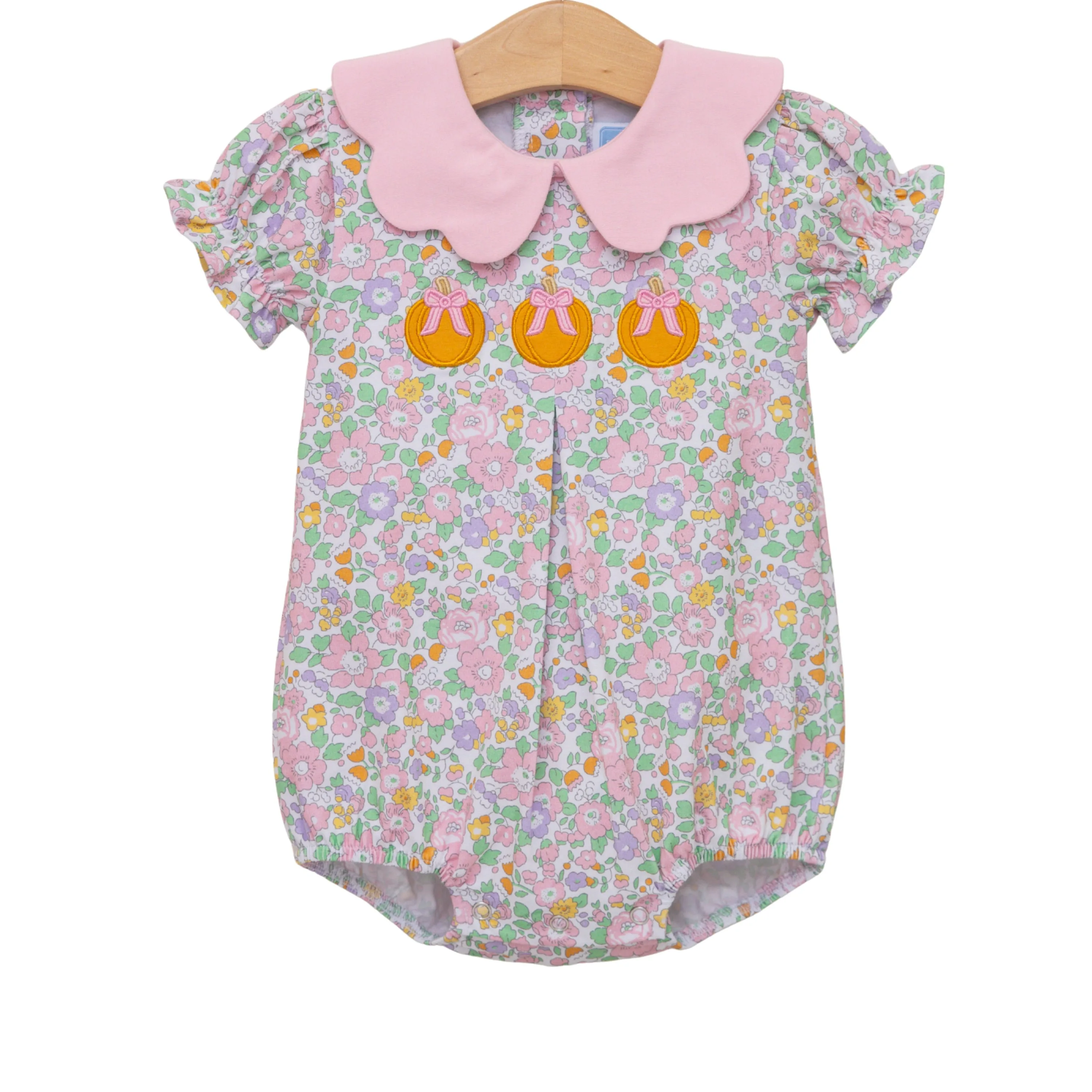 Trotter Street Kids - Pumpkin Floral Bubble Trotter Street Kids - Pumpkin Floral Bubble