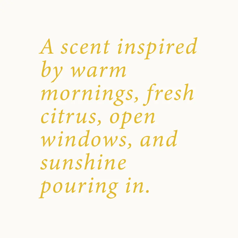 Florida Sunshine Candle | Orange + Mandarin Florida Sunshine Candle | Orange + Mandarin