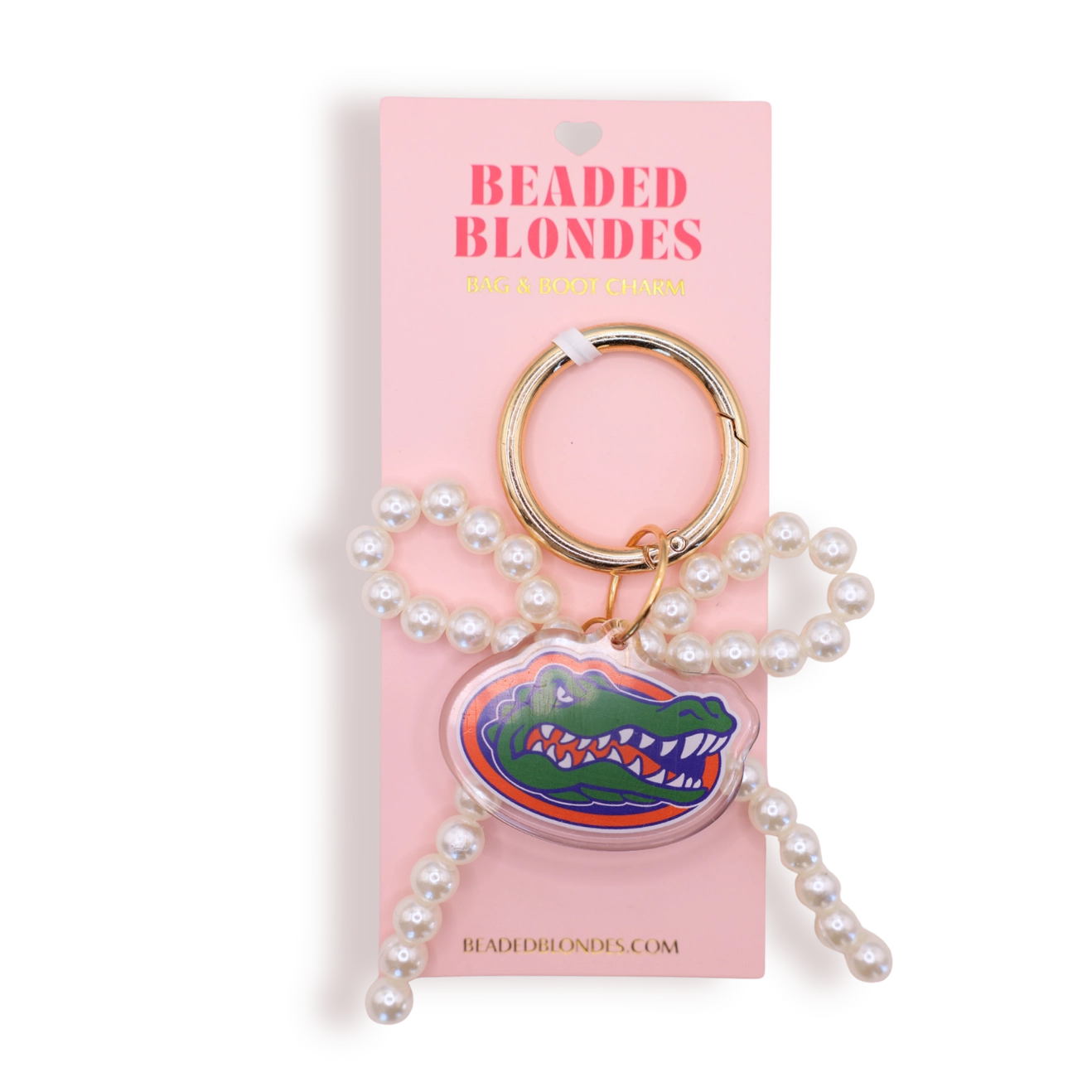 Beaded Blondes - Gators Bag & Boot Charm Beaded Blondes - Gators Bag & Boot Charm
