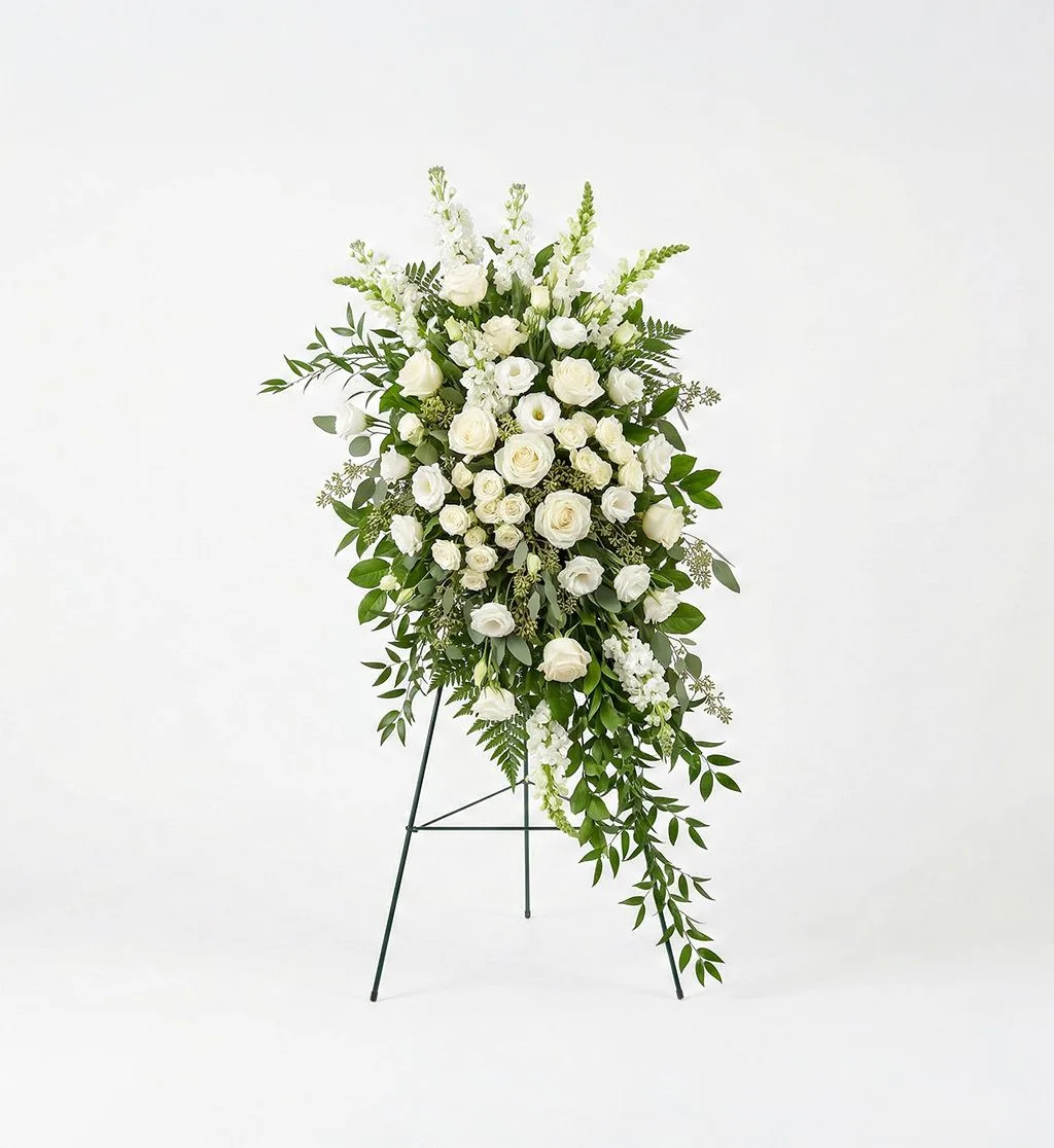 Ivory Ascension Standing Spray Ivory Ascension Standing Spray