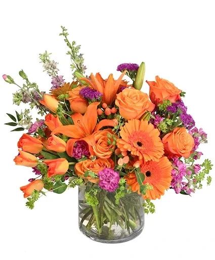 Mesmerizing Citrus Flower Arrangement