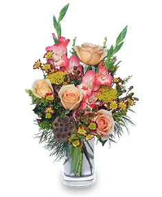 PEACHY KEEN Vase of Flowers PEACHY KEEN Vase of Flowers