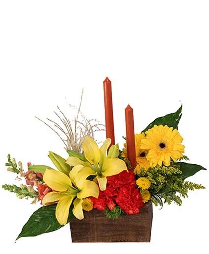 Vibrant & Glowing Centerpiece
