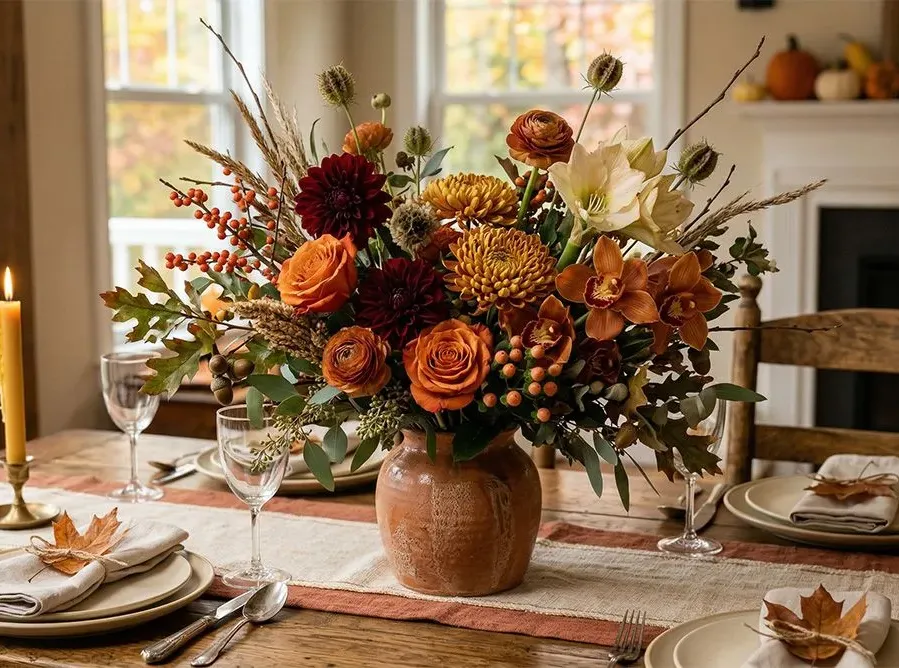 Designer’s Choice Thanksgiving Flower Arrangement Designer’s Choice Thanksgiving Flower Arrangement