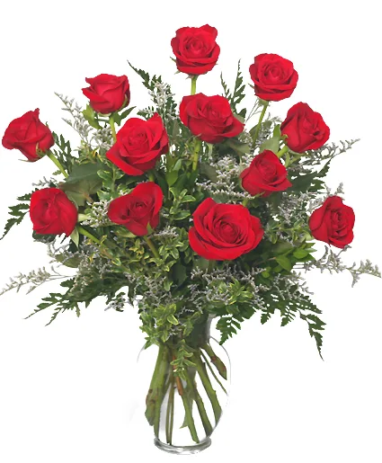 DOCENA DE ROSAS CLASICAS Arreglo de Rosas Rojas DOCENA DE ROSAS CLASICAS Arreglo de Rosas Rojas