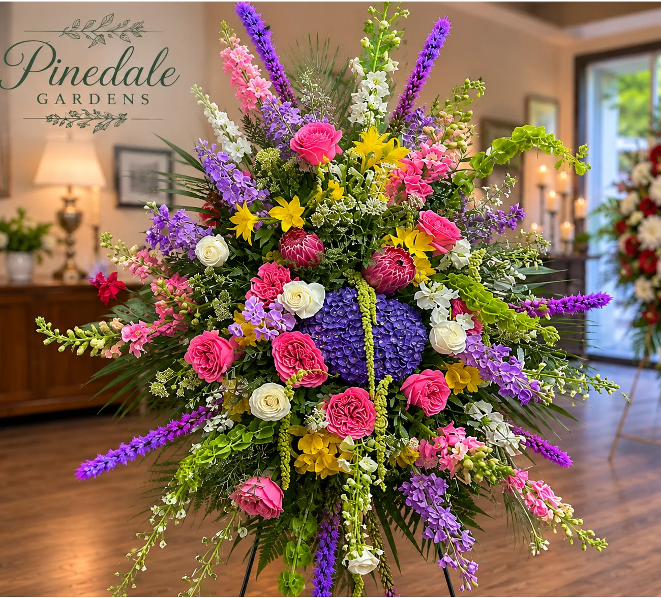 Spring funeral spray Spring funeral spray