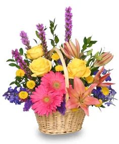 QUE TE MEJORES Canasta Floral