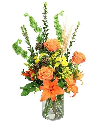 Vivid Sunset Floral Design