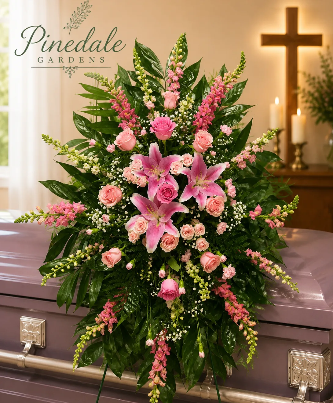Pink Floral Spray Pink Floral Spray