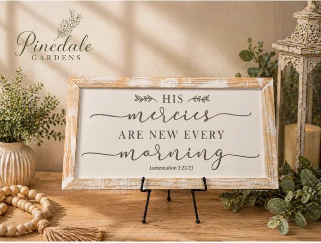 His Mercies Sign