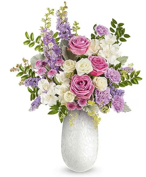 Teleflora's Prism Petal Vase Arrangement